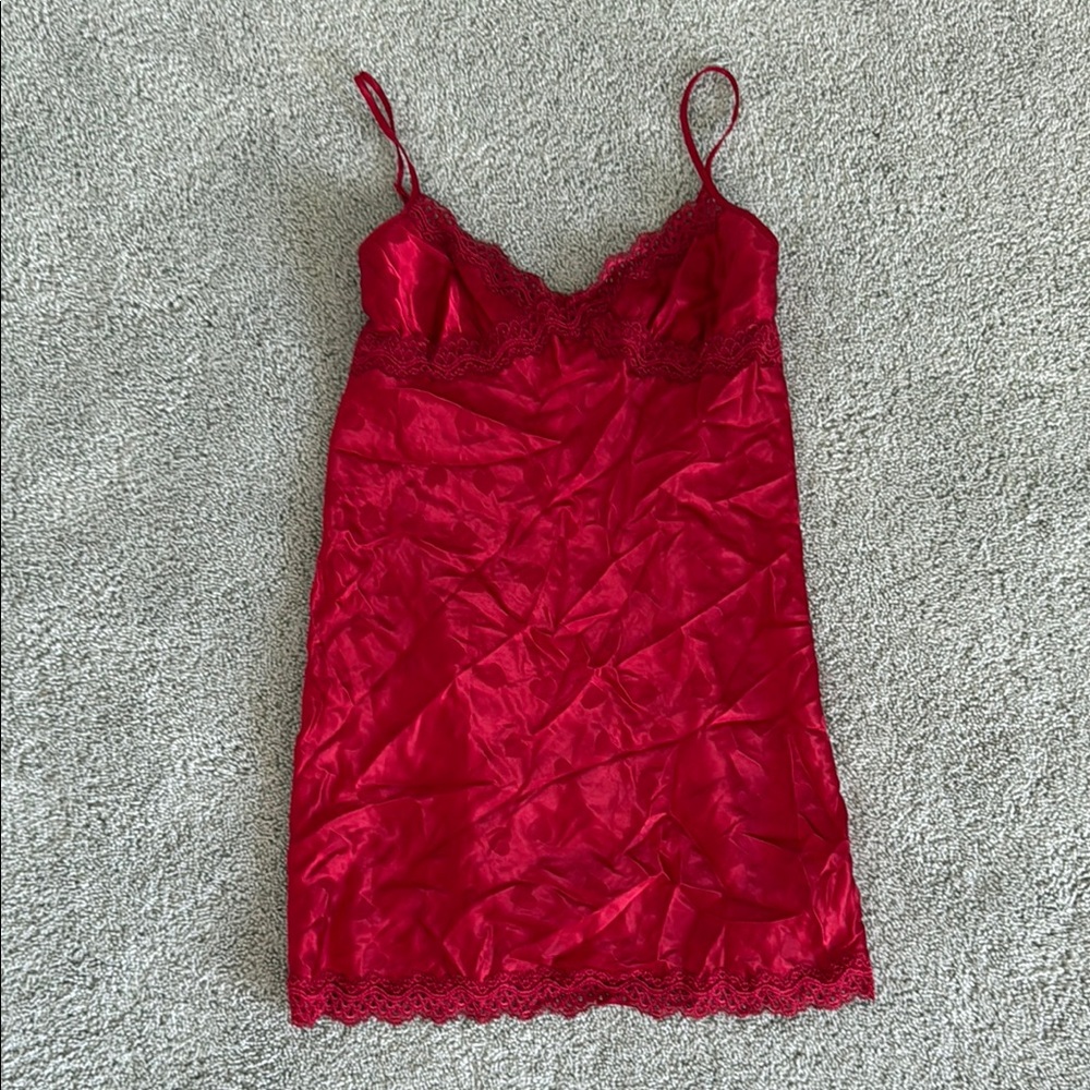 Jaclyn Smith | Slip Dress  | Size XS | Red